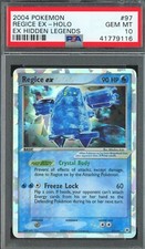 Pokemon REGICE EX "ICE" Holo #97/101 Graded PSA 10 GEM MINT EX Hidden Legends