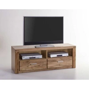 TV-Lowboard TV-Kommode Lea Wildeiche geölt Teilmassiv 138cm NEU - Bild 1 von 6