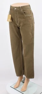 REFORMATION COWBOY HI RISE WOMENS STRAIGHT JEANS UK 10 US 28 BROWN RRP £148 AR - Picture 1 of 10