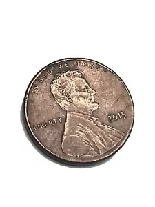 2015 Penny ERROS DIE CRACK - POST MINT DAMAGE-BROADCAST STRUCK ERRORS - Picture 1 of 8