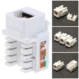 1Pcs Network Telephone Kesytone CAT6 Module Network Ethernet Jack - Afbeelding 1 van 12