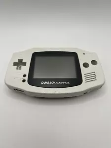 White OEM USED Gameboy Advance GBA housing shell parts system Front Back Screen - Picture 1 of 5
