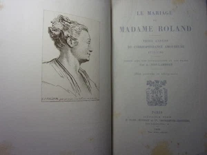 The Marriage of Madame Roland: Three years of love correspondence 1777-1780 - Picture 1 of 4