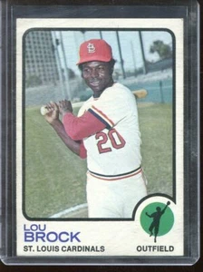 1973 Topps Baseball # 320 Lou Brock EX-MT Excellent to Mint - Picture 1 of 2