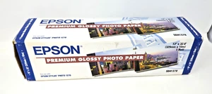 Epson S041738 Rotolo di carta fotografica lucida premium 13" x 32,8' per Epson Stylus 1270 - Foto 1 di 4