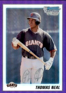 Thomas Neal 2010 Bowman Chrome Purple Refractor #BCP99 /999 Numbered Parallel - Picture 1 of 2