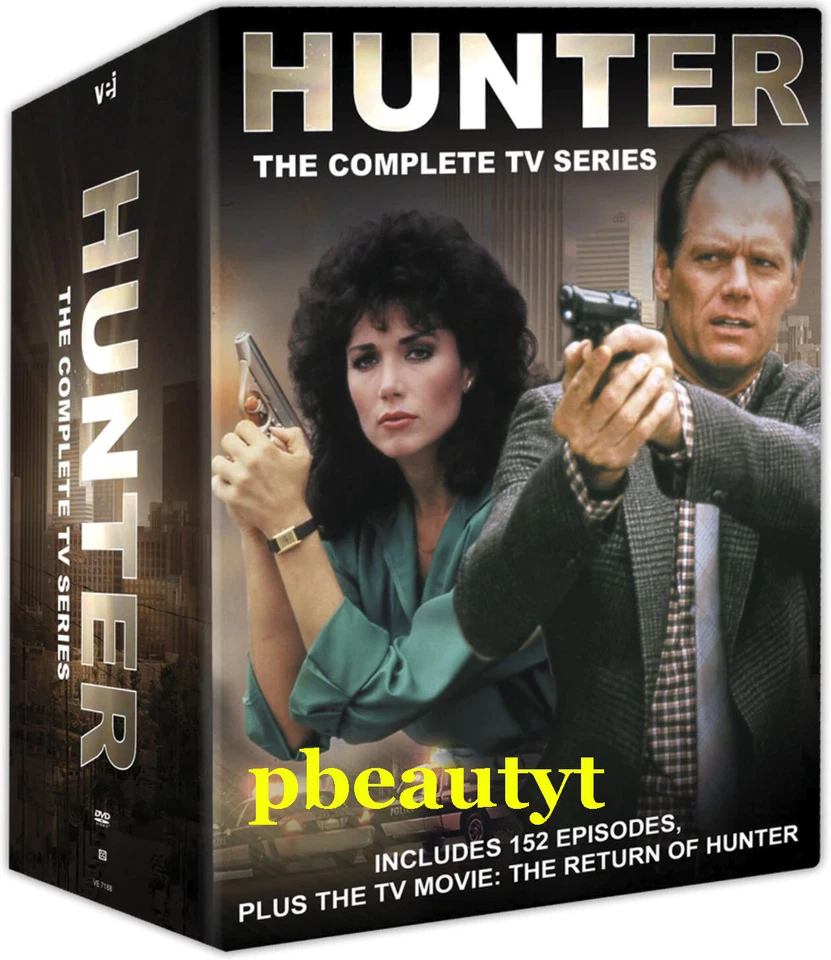 HUNTER The Complete Series(DVD,Seasons 1-7,152 episodes+TV Movie) NEW - Image 1 of 1