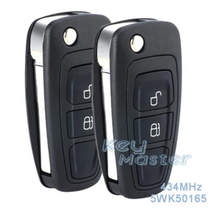 2x for Ford Grand C-Max Focus Grand Mondeo Mazda 3 BT50 Remote Key Fob 5WK50165 - Bild 1 von 3