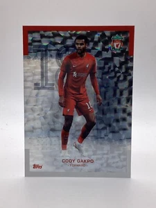 JUEGO DE EQUIPO TOPPS LIVERPOOL 2022/23 LÁMINA DE HIELO CODY GAKPO - Imagen 1 de 2