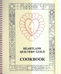 Heartland Quilters' Guild Cookbook Spiral 1995 Staunton Illinois - Picture 1 of 1