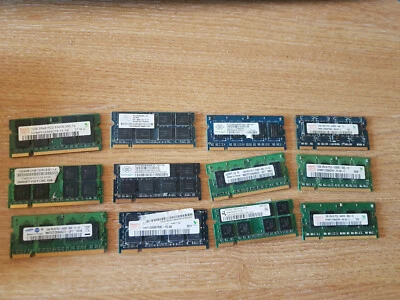 LAPTOP 1GB RAM MEMORY DDR2 PC2-4200 5300 6400 533 667 800 Mhz SODIMM 200pin - Image 1 of 4
