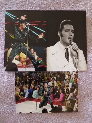 ELVIS PRESLEY IF I CAN DREAM/1968 COMEBACK PHOTOS LOT 3 - Image 1 of 3
