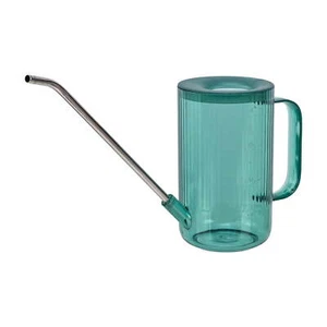 Expert Gardener 34Oz Teal Resin Watering Can 9.2" Height Long Aluminum Spout - Picture 1 of 12