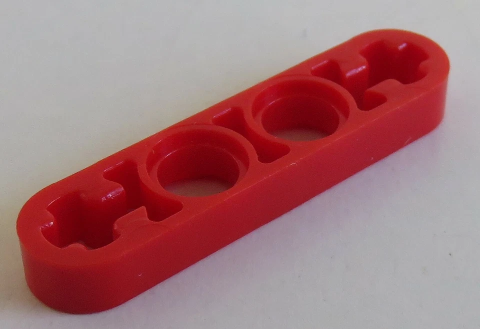 LEGO Technic - Liftarm 1 x 4 mit Achsloch (4 Stück), dünn, rot # 32449 - Bild 1 von 1