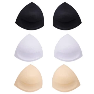Reggiseno Donna Triangolo Inserti Push-up Pad per Reggiseno Sportivo Top Bikini (3 Paia) - Foto 1 di 1
