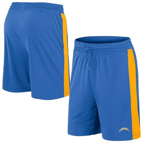 Men Los Angeles Chargers Workout Sweatpants Sports Jogging Training Loose Shorts Cover