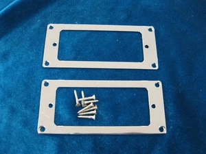 Two 2000-2010 era Chrome GIBSON FIREBIRD Pickup SURROUNDS Mounting Rings - Picture 1 of 5