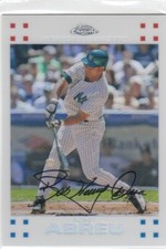 BOBBY ABREU /660 TOPPS CHROME WHITE REFRACTOR NEW YORK YANKEES #2 2007 07