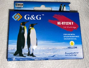 G & G NE-RT1274Y Yellow Ink Cartridge Sealed Compatible With Epson New! - Picture 1 of 6
