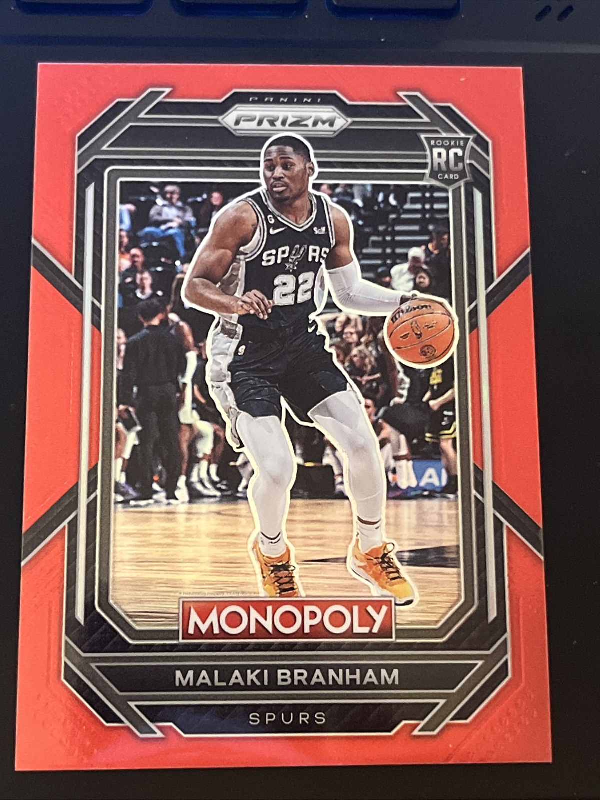 Malaki Branham 2022-23 Prizm Monopoly #81 Red Rookie 97/99