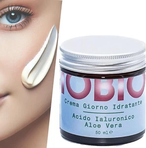 IOBIO - Crema Viso Idratante Giorno Bio Vegan 50Ml – Acido Ialuronico, Aloe Vera - Foto 1 di 12