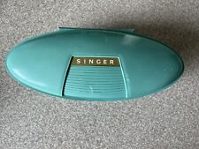 VINTAGE 1960's Singer Buttonholer With Green Case & Attachments