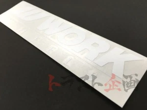 WORK Body Decal Sticker 200mm Matte White 7.8"x1.8" work200wh 240060 ##979191022 - Picture 1 of 3