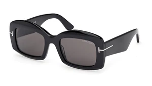 TOM FORD TF1218 Venetia Sunglasses 01A Black/Gray 53 new - Picture 1 of 5