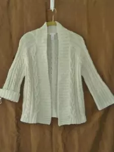 Maglione Chicos avorio e metallo oro maglia cavo aperto davanti ~ casual ~ carriera ~ cocktail ~ 0 - Foto 1 di 8