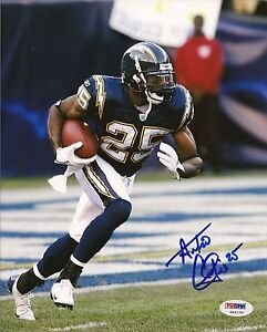Antonio Cromartie Signed Chargers Football 8x10 Photo PSA/DNA Rookie Year Auto'd