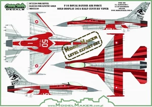 Royal Danish Air Force, Solo Display 2024 „Half Century - MD32230 - decals/masks - Picture 1 of 3