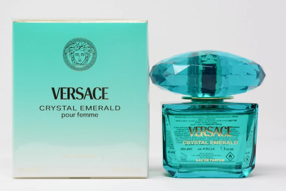 Versace Crystal Emerald pour Femme Parfum Spray 90 ml Damenduft OVP
