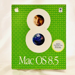 Apple Mac OS 8.5 Full Install CD ROM & Software Manual Vintage Boxed - Picture 1 of 12