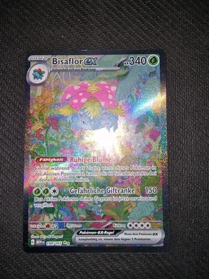 Pokémon Karte Bisaflor EX 198/165 NM 151 Deutsch NM Holo Alt Art - Bild 1 von 2