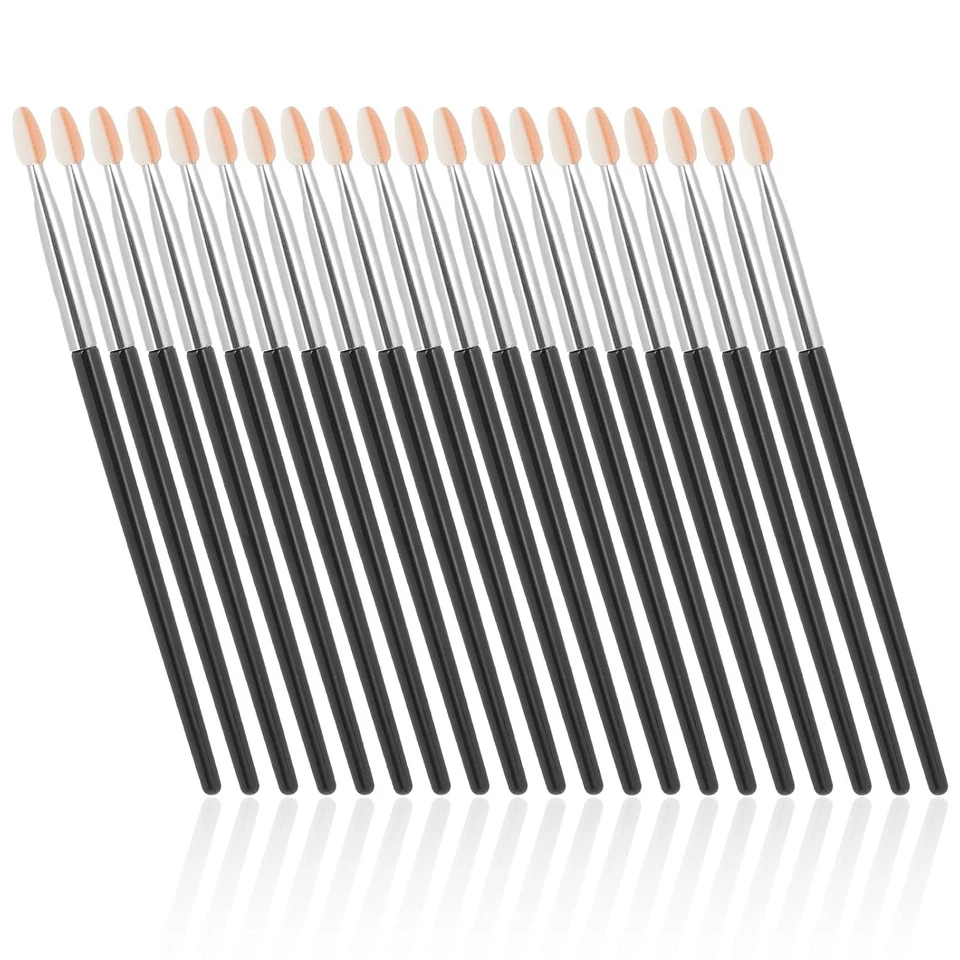 JEFFDAD 20 Stück Lidschatten Applikator, Schwamm Augenpinsel Lidschattenpinsel Schwamm