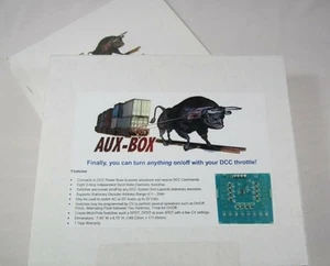 Acme 0808 Aux-Box DCC Appliance Connects to DCC Power Bus to DCC Commands - Picture 1 of 2