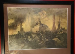 The First Cyclone War Battlestar Galactica Framed Art Print - Picture 1 of 13