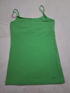 Aeropostale Y2K grün My Favorite Cami Tank Top mit Regal BH Größe M Stretch Jr - Bild 1 von 7