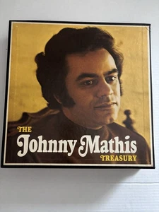 THE JOHNNY MATHIS TREASURY LP Box Set 6 Albums 60 Classic Songs Columbia 1973 VG - Picture 1 of 2