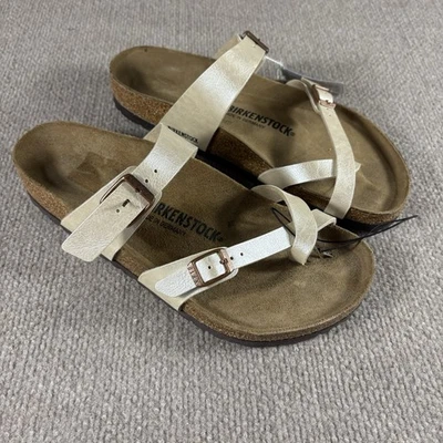 Birkenstock papillio metallic Cream 265 sandals size 41 -  Women’s Size 10 - Image 1 of 4