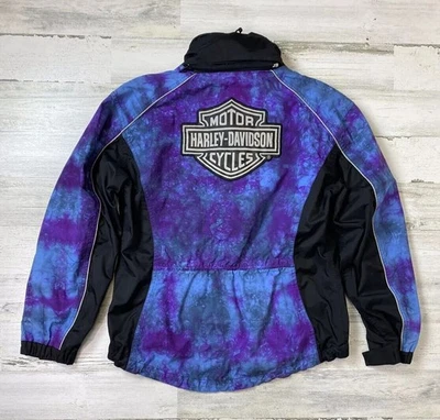Chaqueta de lluvia reflectante Harley Davidson pequeña/mediana hipnótica 97503-05VW Foto 1 de 4