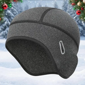 Gorra Calavera Clima Frío Cálido Gorro Casco Forro Vellón con Agujeros para Gafas - Imagen 1 de 14