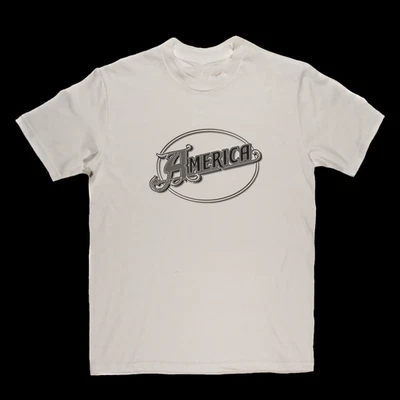 HOT NEW America band white LOGO T-shirt All sizes UNISEX JM864 - Image 1 of 4