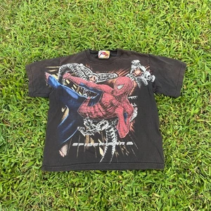 Vintage 2004 Marvel Spider-Man 2 Movie Promo T-Shirt Size Kids Medium - Picture 1 of 8