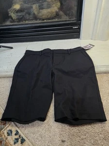Liverpool Los Angeles Womens Shorts Black Size 14 W NWT - Imagen 1 de 8