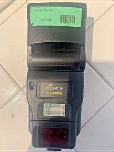 PROMASTER FTD 7000M System Flash High Power Zoom Head Untested - Picture 1 of 6