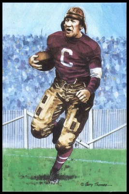 Jim Thorpe 1989 Goal Line Arte Salón de la Fama #27 Foto 1 de 2