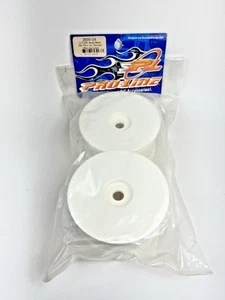 Pro-Line 3.7" LPR Offset App White Wheels (2)  17MM Hex Standard 2699-04 RC New - Picture 1 of 6