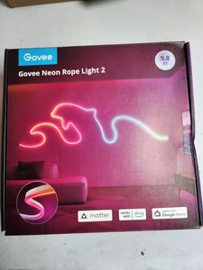 Govee RGBIC Neon Lights, LED Smart Neon Rope Light 2 Works with Matter, Alexa, G - Picture 1 of 1