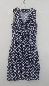 J. McLaughlin Womens Blue Catalina Cloth Sleeveless Shift Dress Size XS - Picture 1 of 6